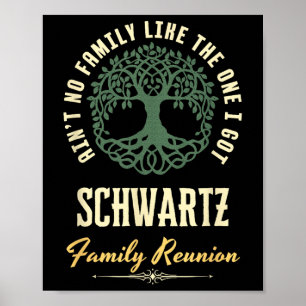 Family Reunion 2025 Matching Design - Schwartz Poster