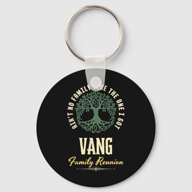 Family Reunion 2025 Matching Design - Vang  Key Ring (Front)