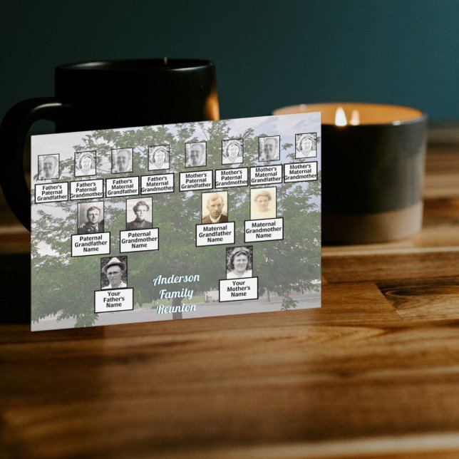 Family Reunion 3 Generation Summertime Tree Invitation (Creator Uploaded)