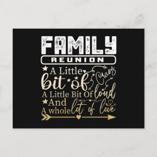 Family Reunion A Little Bit Of Crazy Postcard
