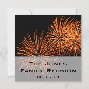 Family Reunion Announcement Invitation