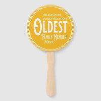 Family Reunion Award Oldest Family Member