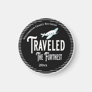 Family Reunion Award Traveled The Furthest Magnet