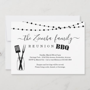 Family Reunion BBQ Invitation