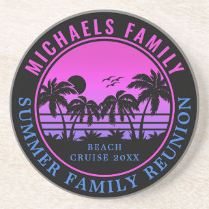 Family Reunion Beach Cruise Sunset Vacation Coaster
