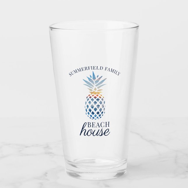 Family Reunion Beach House Custom Glass (Front)