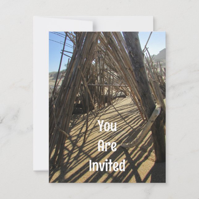 Family Reunion Beach Vacation Trip Announcement (Front)