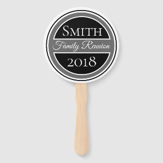 Family Reunion Black Badge Hand Fan