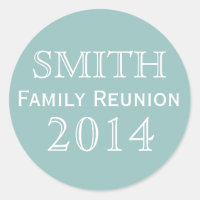 Family Reunion Blue Background