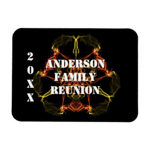 Family Reunion Bright Celestial Lights Keepsake Magnet