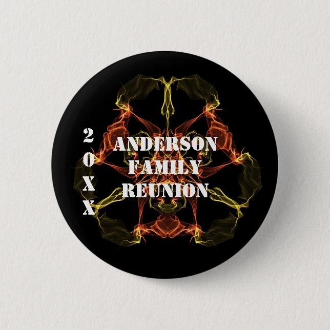 Family Reunion Bright Celestial Lights Memento 6 Cm Round Badge (Front)