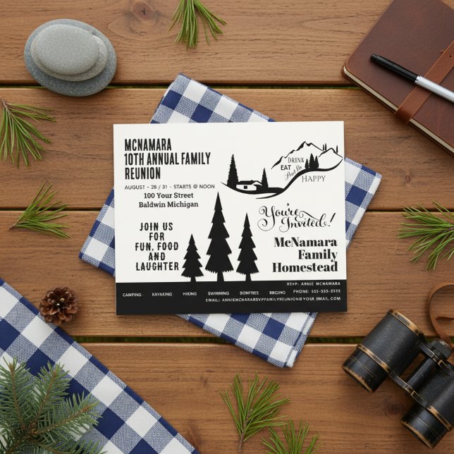Family Reunion Budget Friendly Invitation Flyer (Family Reunion Budget Friendly Invitation Flyer)