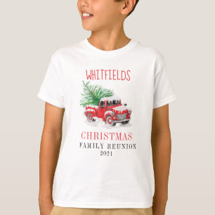 Family Reunion Christmas Personalised Matching T-Shirt