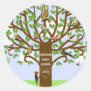 Family Reunion Classic Round Sticker