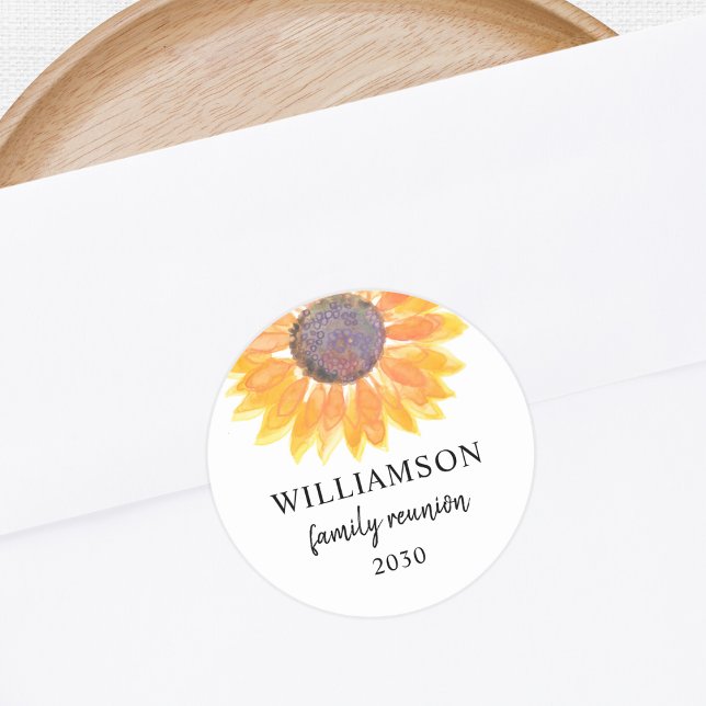 Family Reunion Classic Round Sticker (Creator Uploaded)