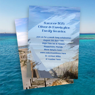 Family Reunion Coastal Dunes Invitation