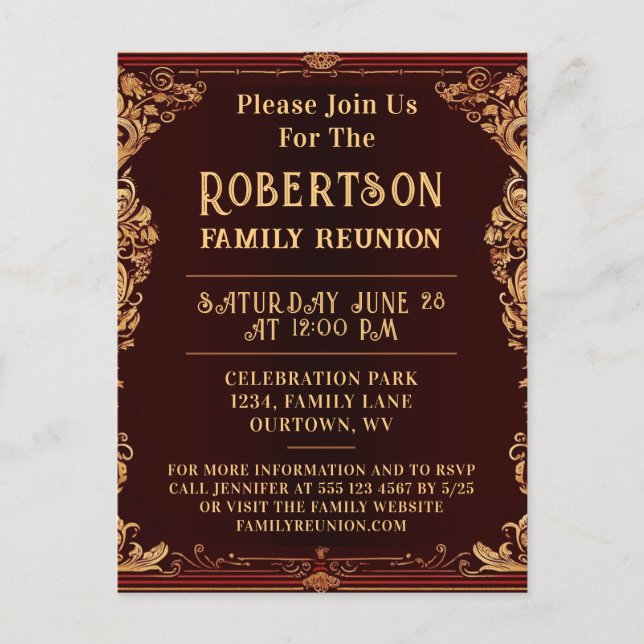 Family Reunion Collection Postcard (Front)