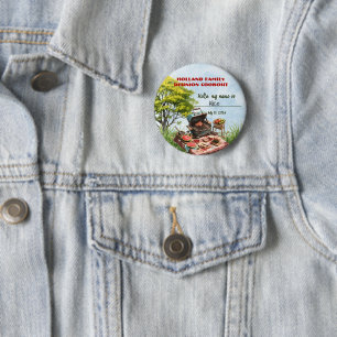 Family Reunion Cookout In the Park Button