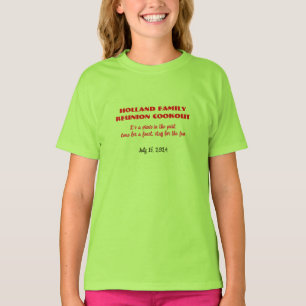 Family Reunion Cookout In the Park T-Shirt