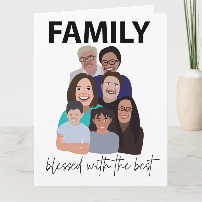 Family Reunion Cool Family Reunion Greeting  Card (Front)