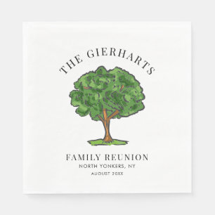 Family Reunion Cousins Annual Party Paper Napkin