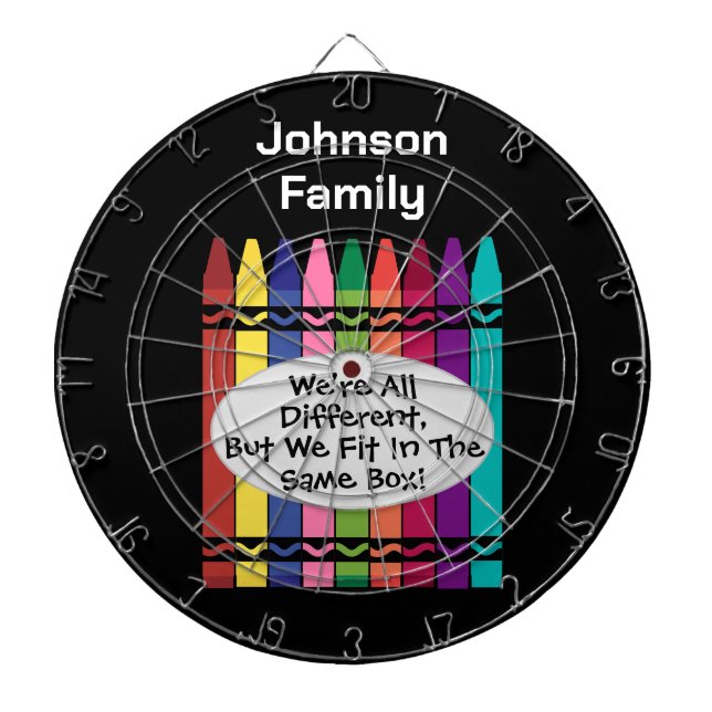 Family Reunion Custom Dart Board (Front)