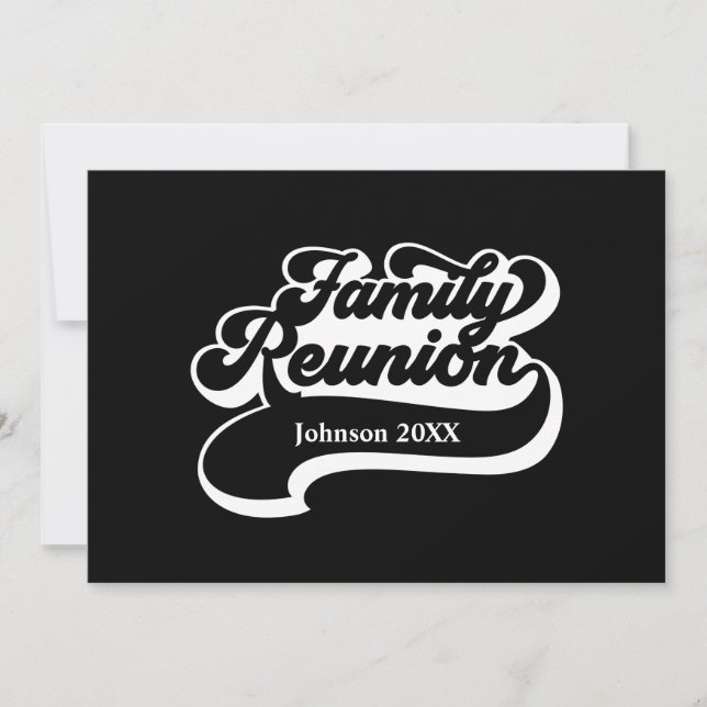 Family Reunion Custom Invitation (Front)