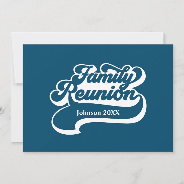 Family Reunion Custom Invitation (Front)