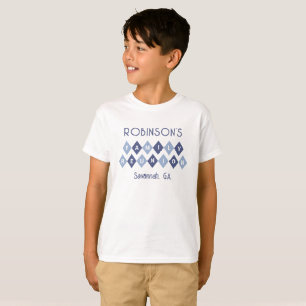 Family Reunion Custom Names Date Location Boys T-Shirt