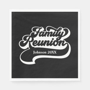 Family Reunion Custom Napkins