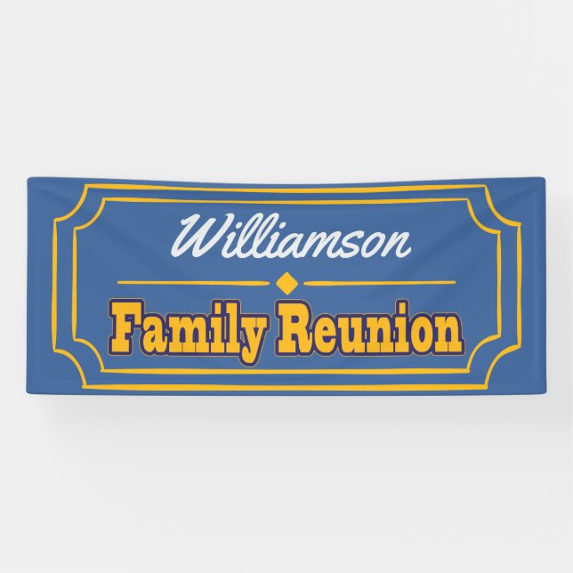 Family Reunion Decoration Banner (Horizontal)