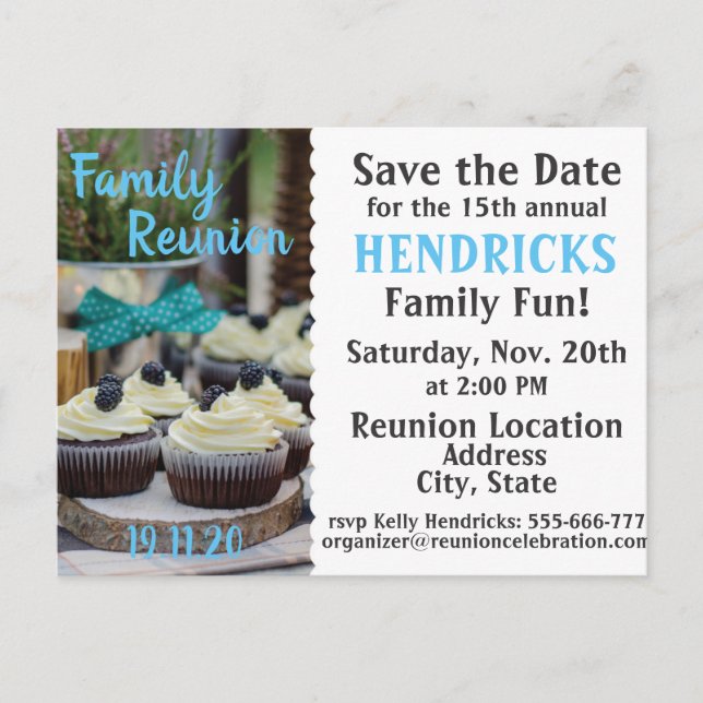 Family Reunion design Postcard (Front)