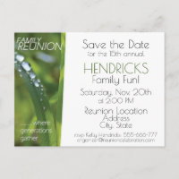 Family reunion design.