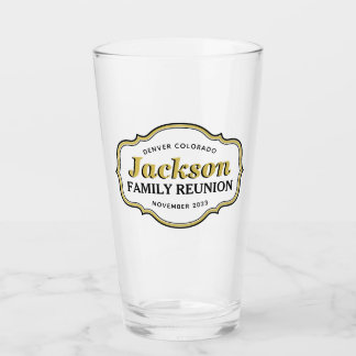 Family Reunion Event Party Souvenir Pint Glass