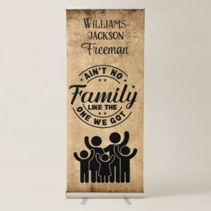 Family Reunion / Family Retractable Banner