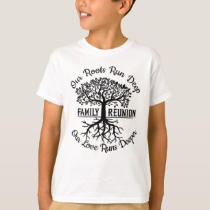 Family Reunion Family Tree Heart Roots T-Shirt