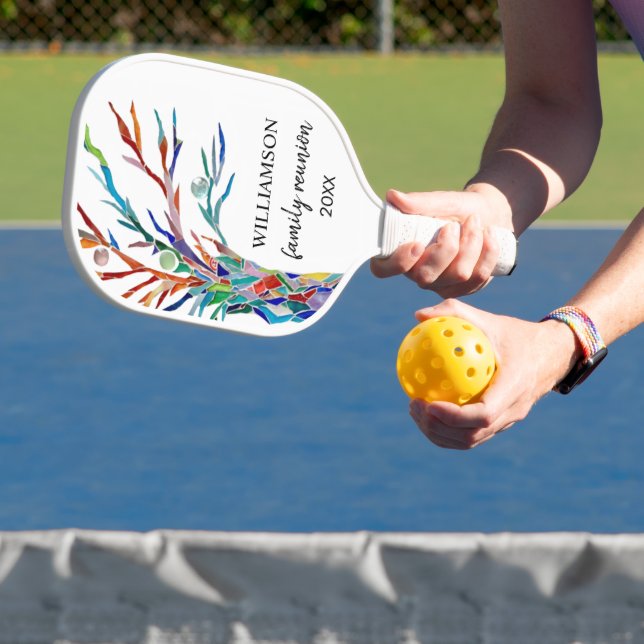 Family Reunion Family Tree  Pickleball Paddle (Insitu)