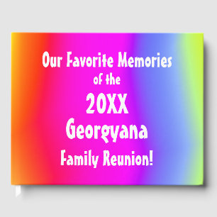 Family Reunion Favourite Memories Guest Book