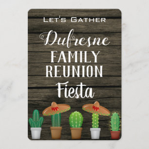 Family Reunion Fiesta Invitation