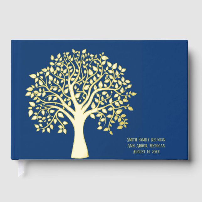 Family Reunion Foil Guestbook (Front)