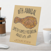 Family Reunion Fried Chicken Leg Drumstick Picnic