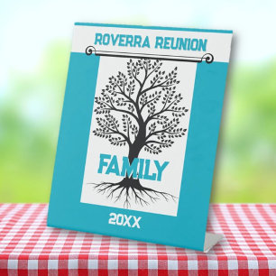 Family Reunion Fun!! Custom Reunion Pedestal Sign