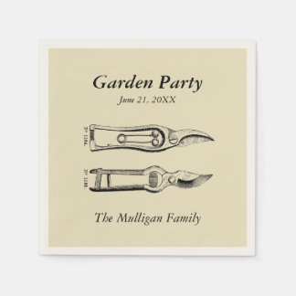 Family Reunion Garden Party Paper Napkins