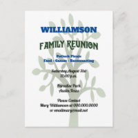 Family Reunion Gathering Invitation