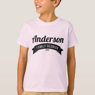 Family reunion gathering love custom personalise T-Shirt