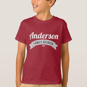 Family reunion gathering love custom personalise T-Shirt