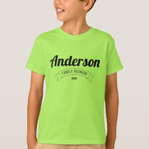 Family reunion gathering love custom personalise T-Shirt