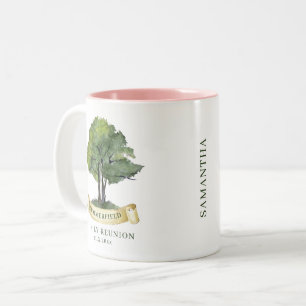 Family Reunion Genealogy Keepsake Personalised Two-Tone Coffee Mug