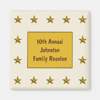 Family Reunion Gold Star Keepsake Annual Big Event