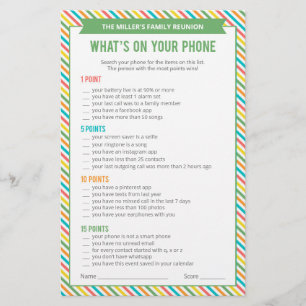 Family Reunion Ice Breaker 2 in 1 Games